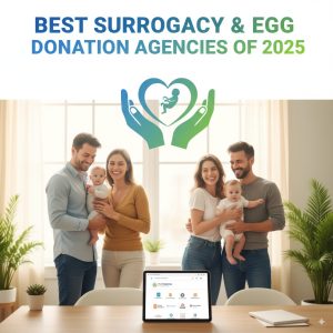 Babytree Surrogacy brings families together. Parents with babies explore top agency options for 2025 with happiness.